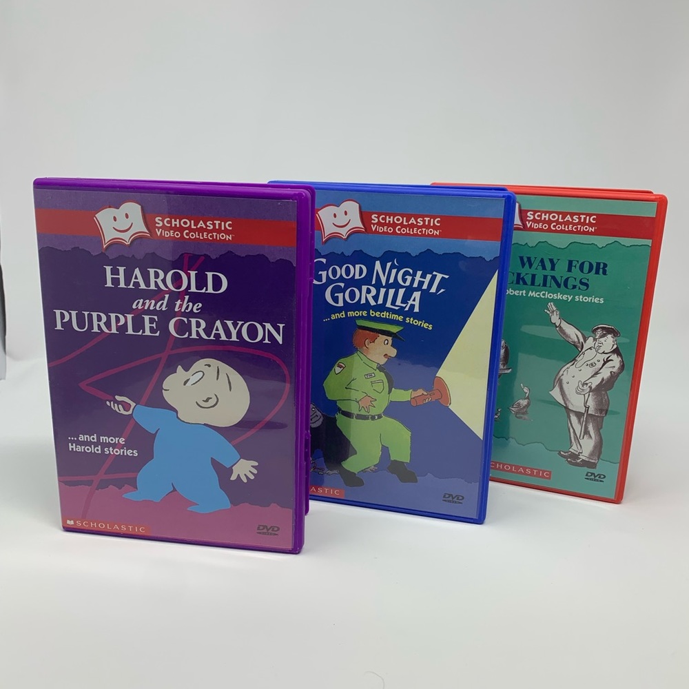 Scholastic Curious George & Harry the Dirty Dog DVD & More…